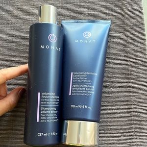 Monat volumizing  revitalize shampoo and conditioner